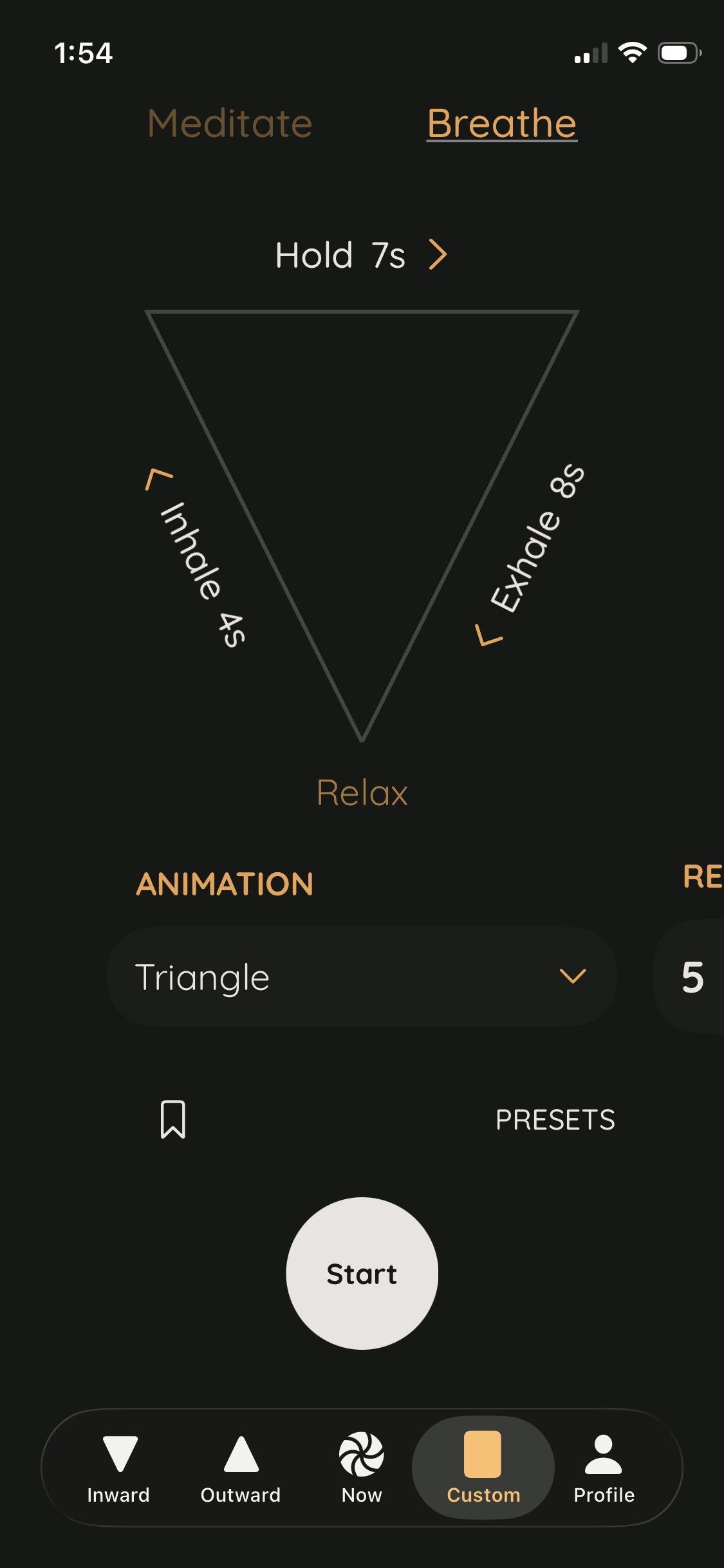 Custom self-guided practice